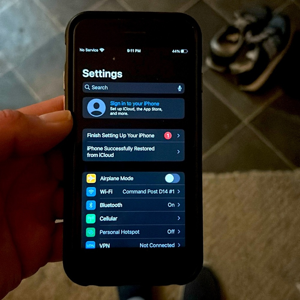 iPhone 8 unlocked comes with black case